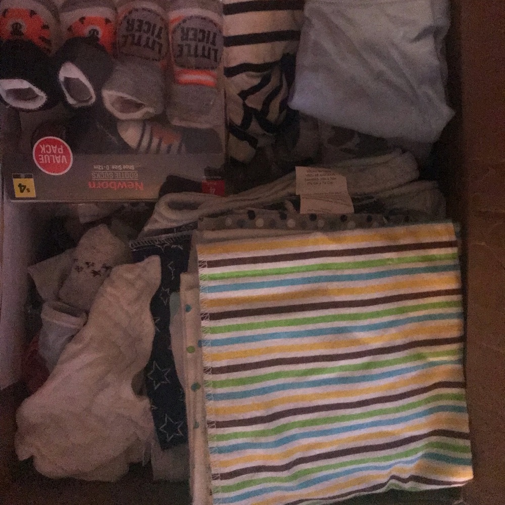 60 pcs baby boy 3-6 moths